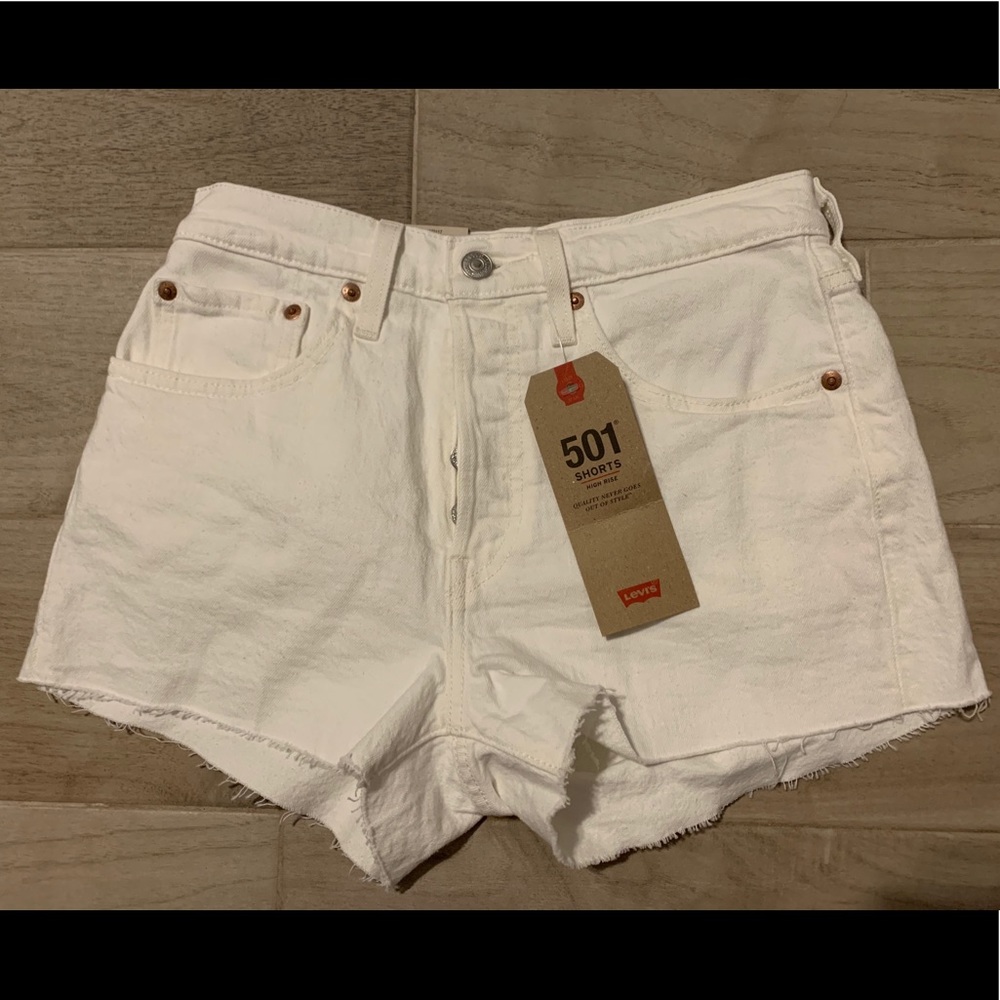 Levi’s 501 High Rise Shorts Size 26